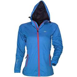 Blue Wave Damen Funktionsjacke Fabienne - Outdoor-Jacke Regenjacke Wander- und Fahrradjacke in Azurblau Größe 40 von Blue Wave