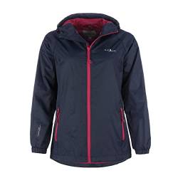 Blue Wave Damen Funktionsjacke Fabienne - Outdoor-Jacke Regenjacke Wander- und Fahrradjacke in Marine Größe 40 von Blue Wave