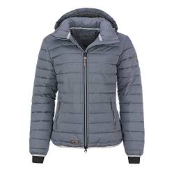 Blue Wave Damen Steppjacke Irina - Jacke gesteppt mit abnehmbarer Kapuze in Blue Nights Größe 36 von Blue Wave