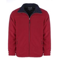 Blue Wave Fleecejacke (1-St) Herren Jacke Knut mit Futter - Strickjacke mit Stehkragen von Blue Wave