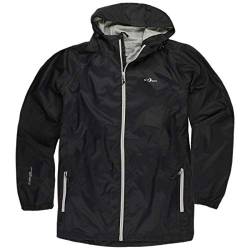 Blue Wave Herren Funktionsjacke Fabian - Outdoor-Jacke Regenjacke Wander- und Fahrradjacke in Schwarz Größe M von Blue Wave