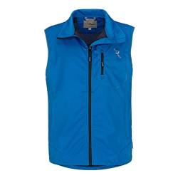 Blue Wave Herren Softshellweste Joe - Leichte Softshell-Weste mit Kordelzug am Bund in Royalblau Größe XL von Blue Wave