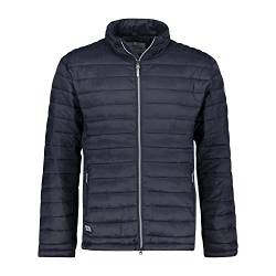 Blue Wave Herren Steppjacke Ivan Unifarben - Leichte Jacke gesteppt mit Stehkragen in Daunenoptik Übergangsjacke in Marine Größe 7XL von Blue Wave