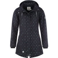 Blue Wave Softshellmantel Damen Softshelljacke Jana mit Anker-Print - Regenjacke mit Kapuze von Blue Wave