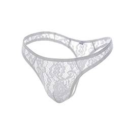 Bluelucon Sexy Unterwäsche Für Mann Cosplay Sexy Lingerie Sexy Slips Erotisch Erotische Unterwäsche Herren Unterhose Personalisiert Body Sexy Dessous Weiß L von Bluelucon