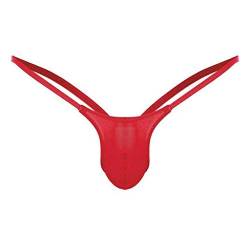 Sexy Unterwäsche Für Mann Cosplay Sexy Lingerie Herren Slip Herren Unterwäsche Unterhosen Herren Baumwolle Herren Dessous Erotisch Rot M von Bluelucon