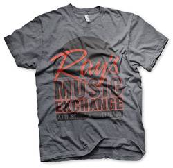 Blues Brothers Offizielles Lizenzprodukt Ray's Music Exchange Herren T-Shirt (Dunkel Heather), X-Large von Blues Brothers