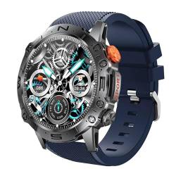 Blueshaweu 20mm Armband Kompatibel Für Lige ST19 Smartwatch 1,43'', Sport Silikon Ersatz Uhrenarmband Für ESFOE ST19 / Lige ST19 Smartwatch (blau) von Blueshaweu
