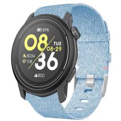 Blueshaweu 20mm und 22mm Armband Kompatibel für COROS Smartwatch, Nylon Strick Replacement Uhrenarmband für Coros Pace 3/ PACE 2/ APEX 2 /APEX 2 Pro etc. Smartwatch (20mm, blau) von Blueshaweu