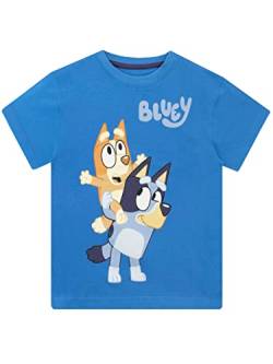 Bluey Jungen T-Shirt Blau 110 von Bluey