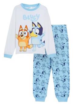 Bluey-Pyjama für Kinder, Jungen und Mädchen, Bingo-Pyjama, langärmelig, Unisex, Premium-Nachtwäsche, Lounge-Set aus 100% Baumwolle von Bluey