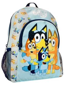 Bluey Rucksack Kinder Bingo Bandit Chilli Schulrucksack Blau Nachhaltige Rucksäcke von Bluey