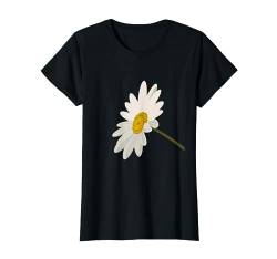 Margeriten Weißes Gänseblümchen Blumen Geschenkidee T-Shirt von Blumen Sommer Kleidung für Damen und Mädchen