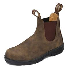 BLUNDSTONE Classic Comfort 585, Unisex-Erwachsene Chelsea Boots, Braun (Rustic Brown), 47 EU (12 UK) von Blundstone