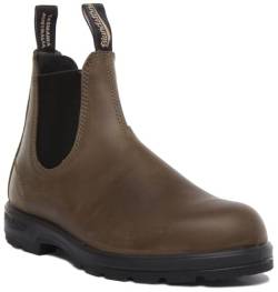 BLUNDSTONE Herren Classic 550 Series Chelsea Boot, Dark Green, 43 EU von Blundstone