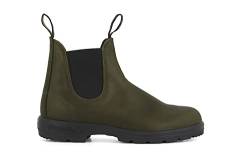 Blundstone 2052 Echtleder Grün Stiefel Chelsea Slip On Design Klassisch von Blundstone