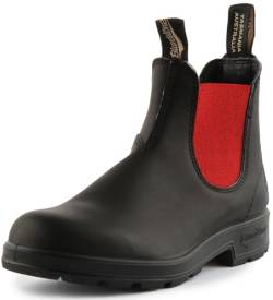 Blundstone Herren ORIGINAL 500 Series Chelsea Boot, Voltan Black/Red, 37.5 EU von Blundstone