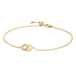 Blush 2223YZI Armband für Damen Kreise 585 Gold von Blush