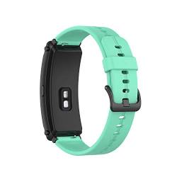 BoLuo 16mm Armband für Huawei TalkBand B6,Silikon Ersatzband Watch Armband Verstellbares Silikonband Strap,Uhrenarmband Armbänder Bracelet für Huawei TalkBand B6/TalkBand B3 Accessories (Grün) von BoLuo