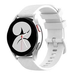 BoLuo 20mm Uhrenarmbänder für Huawei Watch GT3 42mm /Watch GT2 42mm, Silikon Ersatzband Uhrenarmband Armbänder für Coros Pace 2 /Coros Apex 42mm /Ticwatch E3 / Polar Ignite/Polar Unite (Weiß) von BoLuo