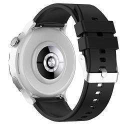 BoLuo 20mm Uhrenarmbänder für Huawei Watch GT3 Pro 43mm/ Huawei Watch GT3 42mm /Huawei Watch GT2 42mm,Silikon Ersatzband Uhrenarmband Armbänder für Coros Pace 2 /Coros Apex 42mm /Ticwatch E3 (Schwarz) von BoLuo