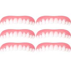 Boao Comodo Instant Veneer Zahnersatz, falsche Zähne, 6-teilig, Weiß von Boao