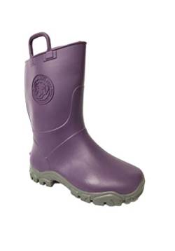 Boatilus Ducky Regenstiefel, Unisex, Kinder & Erwachsene, Violett - Violett, Grau. - Größe: 28.5 EU von Boatilus