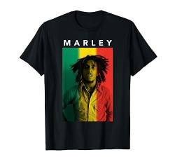 Bob Marley Official Rasta Fade Legend Photo T-Shirt von Bob Marley