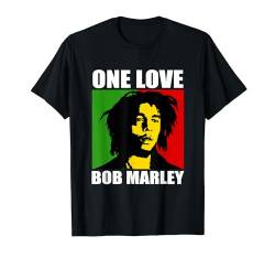 Offizielles Bob Marley One Love Rasta T-Shirt von Bob Marley