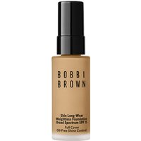 BOBBI BROWN Mini Skin Long-wear Weightless Foundation Spf15, Gesichts Make-up, foundation, Fluid, beige (BEIGE), natürlich, Deckkraft: Mittel bis Hoch, von Bobbi Brown