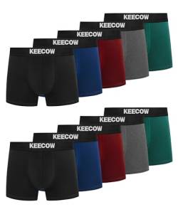 Boxershorts Herren 10er Pack, Unterhosen Männer Unterwäsche Retroshorts Baumwolle Atmungsaktive (DE/NL/SE/PL, Alphanumerisch, XL, Regular, Regular, Mehrfarbig 01) von Bobelle