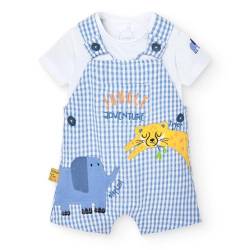 Boboli Baby Jungen Sunny Jungle 2-Teiler Latzhose kurz T-Shirt-74 - Babymode : Baby - Jungen von Boboli