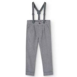 Boboli Jungen Chic Leinenhose Hosenträger-128 - Kindermode : Jungen von Boboli