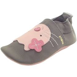 Bobux Grey Kitten 1000-018-10 Baby Krabbelschuhe, grau/grau, Gr. 23-24 EU/XL / 21-27 Months von Bobux