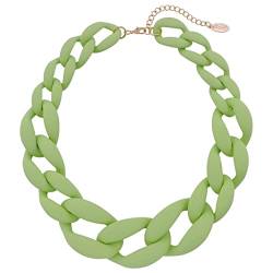 Bocar Statement Chunky Fashion Acrylfarbe Perlen Choker Netz Kette Halskette für Frauen Geschenke (NK-10510), Acryl, Kein Edelstein von Bocar