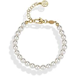 Boccadamo BR578D Damen-Armband Schmuck Perlen Elegant, Taglia unica, Sterling-Silber von Boccadamo