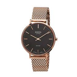 Boccia Damen Analog Quarz Uhr mit Edelstahl beschichtet Armband 3590-10 von Boccia