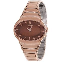 Boccia Damen Analog Quarz Uhr mit Titan Armband 3255-01 von Boccia