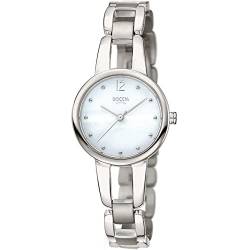 Boccia Damen Analog Quarz Uhr mit Titan Armband 3290-01 von Boccia