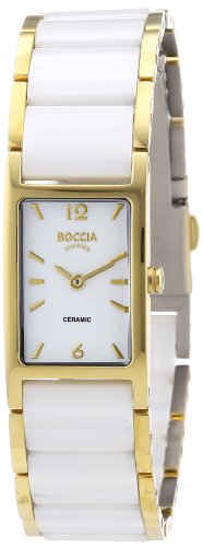 Boccia Damen-Armbanduhr Ceramic Analog Quarz Keramik 3201-03 von Boccia