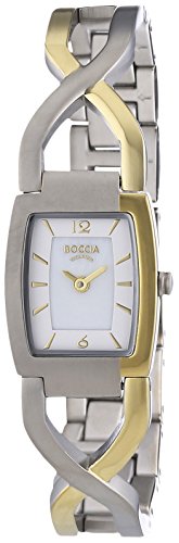 Boccia Damen-Armbanduhr XS Analog Quarz Titan 3219-02 von Boccia