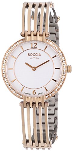 Boccia Damen-Armbanduhr XS Analog Quarz Titan 3230-03 von Boccia