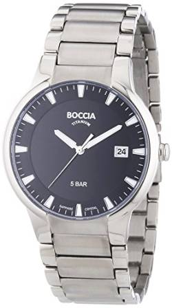 Boccia Herren-Armbanduhr XL Analog Quarz Titan 3629-01 von Boccia