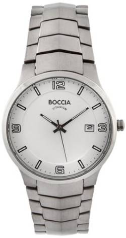 Boccia Herren-Armbanduhr XL Analog Titan 3561-01 von Boccia