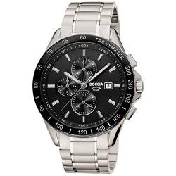 Boccia Herren Chronograph Quarz Uhr mit Titan Armband 3751-02 von Boccia