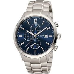 Boccia Herren Chronograph Quarz Uhr mit Titan Armband 3753-03 von Boccia