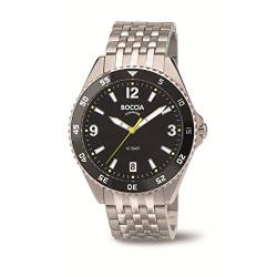 Boccia Herren Digital Quarz Uhr mit Titan Armband 3599-03 von Boccia