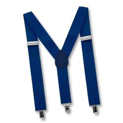 Bock op Kölle Pailletten Y- Hosenträger Bundhalter 3,5cm breit 95cm lang Farbauswahl (blau) von Bock op Kölle