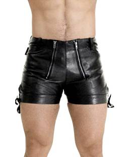 Bockle Kurze Zimmermann Lederhose Leder Short Pants, Size: W30/L30 von Bockle