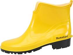 Bockstiegel Damen Gummistiefel Saskia Regenstiefel aus Polyvinylchlorid (PVC) kurzschaft, Farbe:gelb, Größe:38 EU von Bockstiegel